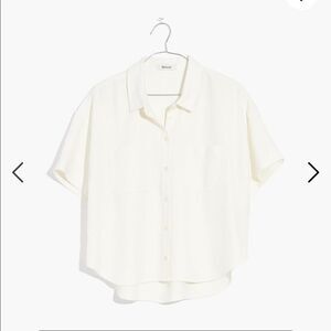 Madewell Breezewoven Beachside Shirttail Top